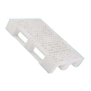 100x120x15cm Beyaz Delikli 11kg HDPE Plastik Palet
