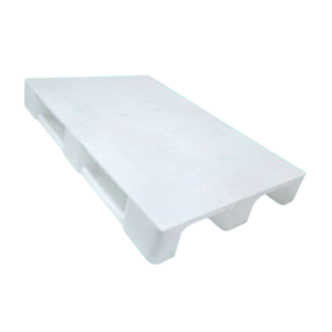 100x120x15cm Beyaz Kapalı 12kg HDPE Plastik Palet