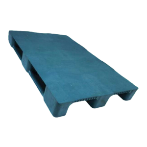 100x120x15cm Gri Kapalı 15kg 3 Kızaklı PPC Plastik Palet