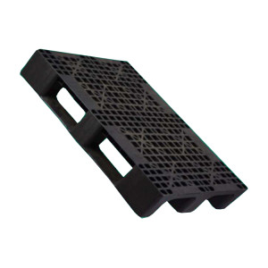 100x120x15cm Siyah Delikli 11kg HDPE Plastik Palet
