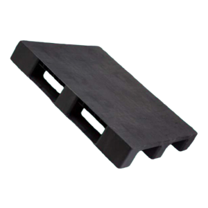 100x120x15cm Siyah Kapalı 12kg HDPE Plastik Palet