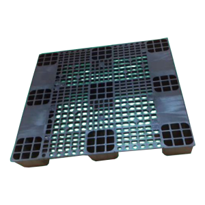 110x110x15cm Siyah Delikli 14kg PPC Plastik Palet