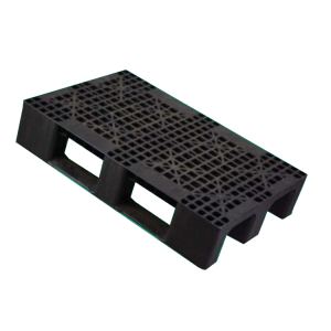 80x120x13cm Siyah Delikli 7kg PPC Plastik Palet