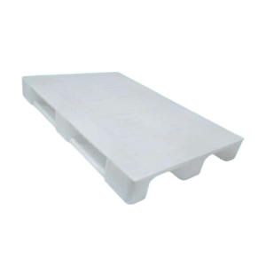 80x120x15cm Beyaz Kapalı 11kg HDPE Plastik Palet