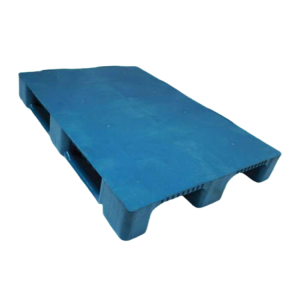 80x120x15cm Gri Kapalı 13kg 3 Kızaklı HDPE Plastik Palet